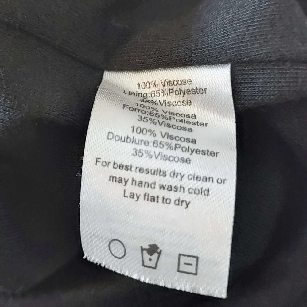 Bella Lux Black Comfy Tent Dress Size Large - Picture 13 of 13